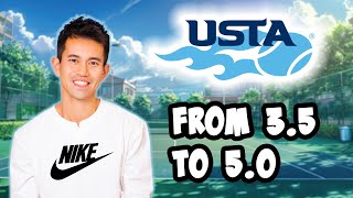 How To Improve Your USTA Tennis Rating Ft Dennis Nguyen Selftaught 50 [upl. by Ysac909]