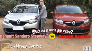 RENAULT SANDERO VS RENAULT SANDERO STEPWAY 4K UHD [upl. by Eolcin489]