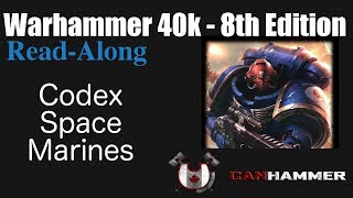 ReadAlong Codex Adeptus Astartes Space Marines [upl. by Eire]