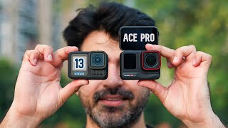 GoPro 13 vs Insta360 Ace Pro  Detailed Action Camera Comparison [upl. by Weidar907]