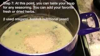 Homemade Asparagus Soup  Easy Vegan Recipe [upl. by Hgielhsa676]