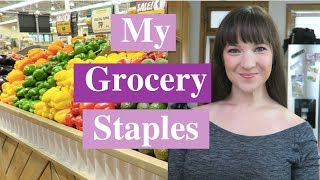 My Grocery GLUTENFREE Staples  Getting Back on Track [upl. by Nidnarb]