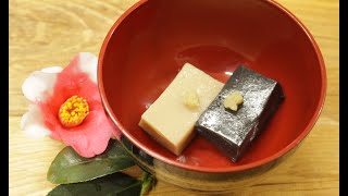 quotGoma tofuquot sesame kuzu tofu  vegan soyfree Glutenfree [upl. by Aliehc]