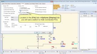 CADSTAR  Overriding Visibility of Pin names and Connected Terminals [upl. by Phaih931]