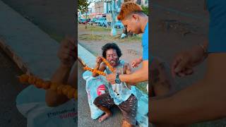 Homeless so happy eat drop food respect sad subscribe [upl. by Georgia206]