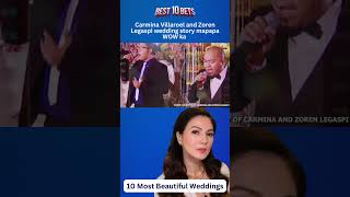 Carmina Villarroel and Zoren Legaspi mapapa WOW ka sa kanilang kasal  Best 10 Bets [upl. by Tebor870]