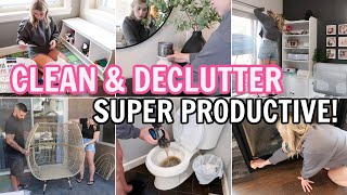 CLEAN amp DECLUTTER WITH ME  CLEANING MOTIVATION  ORGANIZING amp DECLUTTERING  konmari declutter [upl. by Surat]