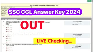 SSC CGL Answer Key 2024 Kaise Dekhe  SSC CGL Answer Key 2024 Kaise Check Kare [upl. by Haseefan4]