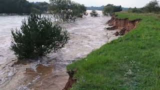 Flood of a hydroelectric power plant Poland 16092024 [upl. by Lleznol175]