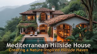 Collection of Mediterranean Marvels Hillside House Design with Wooden Details [upl. by Ertsevlis]