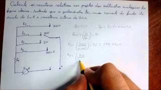 Medidas Eletricas  Voltímetro  Exercício Resolvido 1 [upl. by Uile]