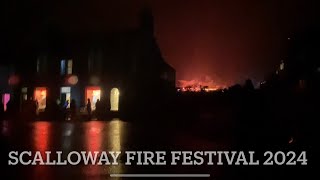 Scalloway fire festival up Helly Aa 2024 [upl. by Keeley762]