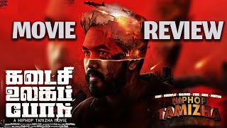 Kadaisi Ulaga Por Movie Review by Just Filmwoods  Hiphop Tamizha  Anagha  Natarajan Subramaniam [upl. by Solange288]