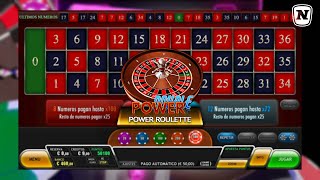 POWER ROULETTE  JUEGO ESPECIAL DE NOVO LINE SUPRA CASH [upl. by Cann]