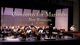 Concerto for Marimba  Ney Rosauro  Triangle Wind Ensemble [upl. by Remas]