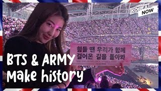 BTS and ARMY unite on the 1st day concert at Wembley Stadium [upl. by Otsedom930]