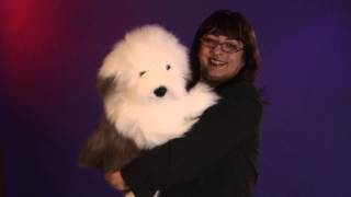 Folkmanis® Sheepdog Puppet Demo [upl. by Shanley]