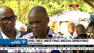 Ace Magashule briefs media on ANC NEC meeting [upl. by Nnylarat754]