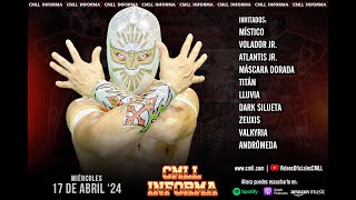 CMLL INFORMA DEL 17 DE ABRIL DE 2024 LA VOZ OFICIAL DEL CONSEJO MUNDIAL DE LUCHA LIBRE [upl. by Sheelah]