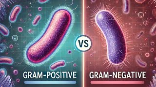 Bacteria  gram positive and negative bacteria  difference  comparison microbiology exam [upl. by Udall592]