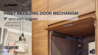 FEATURE Learn More About our INSET RECEDING DOOR MECHANISM IF WSOFT CLOSING  Sugatsune Global [upl. by Hultgren]