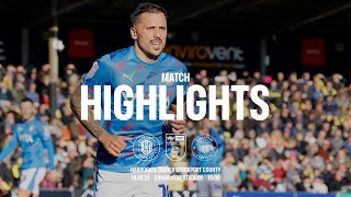 Harrogate Town Vs Stockport County  Match Highlights  141023 [upl. by Yemrej637]