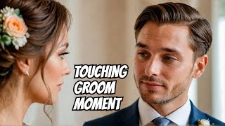 A Wedding Story Emotional Grooms First Look Reaction [upl. by Gilmour897]