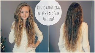 Tips for Growing LONG Hair  Hair Routine [upl. by Aramanta]