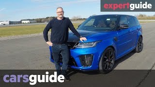 Range Rover Sport 2018 review SVR [upl. by Cheney]