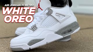 Air Jordan 4 Retro WHITE OREO 2021  Sleeper Hit or Overrated  Tech White [upl. by Hailed]