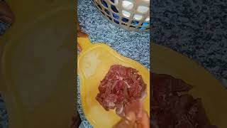 how to make minced meat at homevery easy and fast mincedmeat shorts [upl. by Ardnuaed]