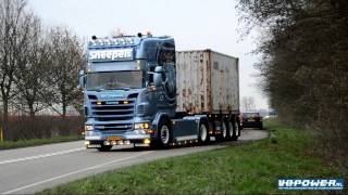 Sneepels JR  Scania R500 V8 Loud Sound Machine [upl. by Chapland952]