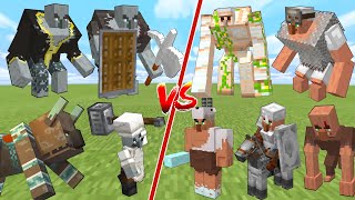 MINECRAFT RAID vs VILLAGER in Minecraft Mob Battle [upl. by Accemahs]