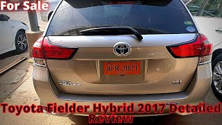 Toyota Fielder Hybrid 2017 Detailed Review And Price  Shaul Javed [upl. by Nylcaj]