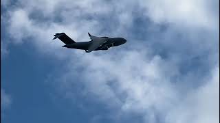 RAF Brize Norton this weekRAF C17 Globemaster run and breakmilitaryaircraft planespotting [upl. by Neerual]