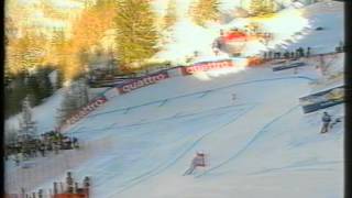 Kitzbühel 2004 WC syöksy [upl. by Sisely]