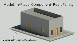 Model In Place Component Family Revit  mep  revitmep [upl. by Eitsud]