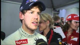 Vettel comments on Narain Karthikeyan [upl. by Nwahsear453]