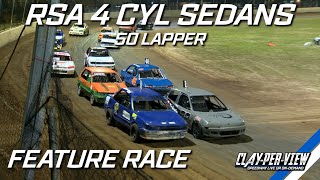 RSA 4 Cyl Sedans  50 Lapper  Grafton  20th May 2023  ClayPerView Highlights [upl. by Prevot]