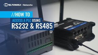 How to access PLCs using RS232 communication amp RUT955 [upl. by Nadaha7]