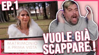 ARRIVA ALLALTARE E VUOLE GIA SCAPPARE 😱  MATRIMONIO A PRIMA VISTA  Stagione 9  Ep 1 [upl. by Phail]