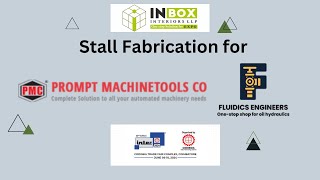 Fluidics amp Prompt Machine Tools Stall Fabrication at Intec2024 [upl. by Tatiana]