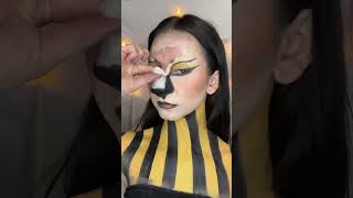 Hufflepuff Makeup Removal😲 sfxmua sfxremoval makeupremoval hufflepuff creativemakeup [upl. by Yrmac]