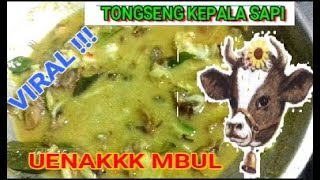 VIRAL tongseng kepala sapi ala ndeso [upl. by Savil]