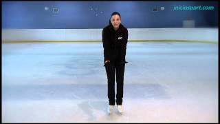 Patinaje sobre hielo 4 Posicion básica [upl. by Mel]