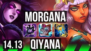 MORGANA vs QIYANA JGL  40k DMG 4k comeback  BR Grandmaster  1413 [upl. by Jonny]