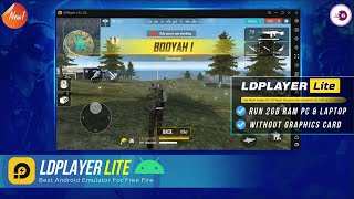 LDPlayer Lite New Best Android Emulator For Free Fire Run Free Fire Without Graphics Card [upl. by Croix]