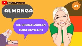 30 DERS  ALMANCA SIRA SAYILARI  DİE ORDİNALZAHLEN [upl. by Asil]