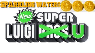 New Super Luigi U W3 Sparkling Waters Complete Star Coins [upl. by Gimpel577]