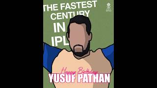 Happy Birthday Yusuf Pathan  Revisiting the Fastest IPL Century in 2013  Rajasthan Royals Shorts [upl. by Esinel]